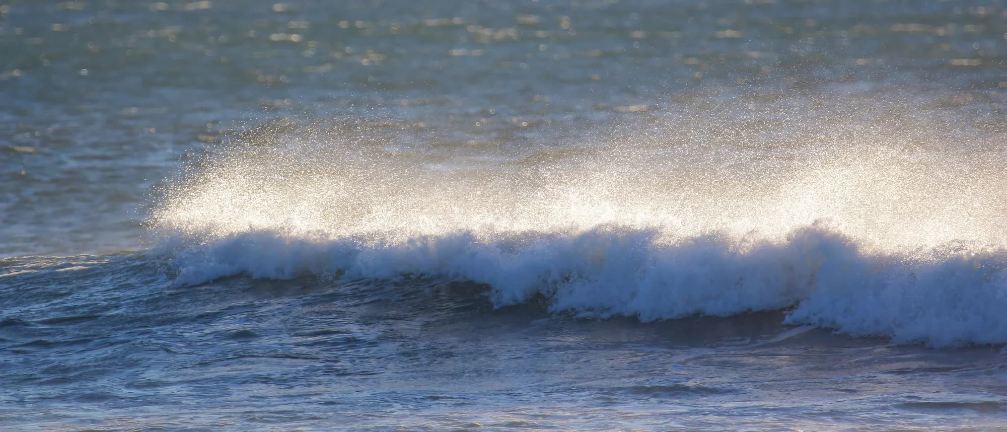 Eine Welle bricht an der Pazifikküste von Costa Rica